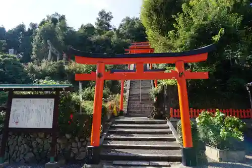 建勲神社の鳥居