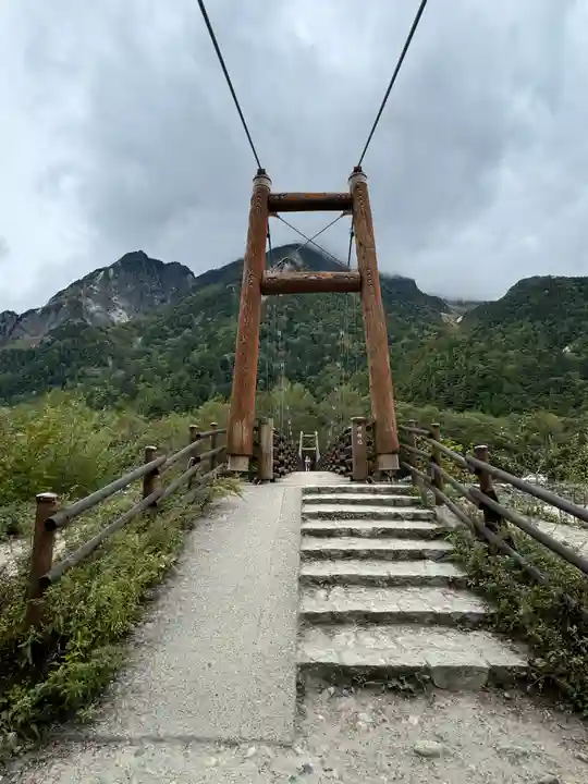 穂高神社奥宮の周辺