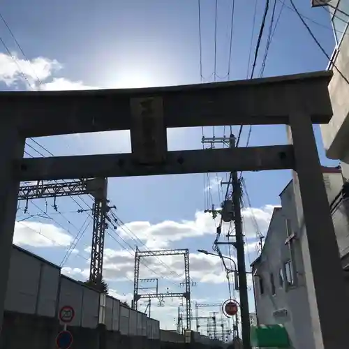 石切劔箭神社の鳥居