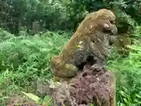 神社(名称不明)の狛犬