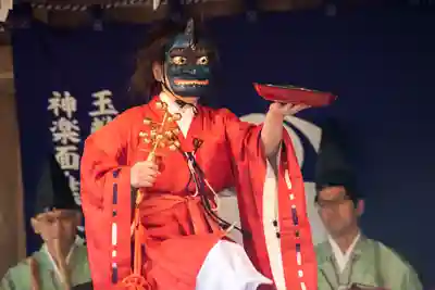玉敷神社の神楽