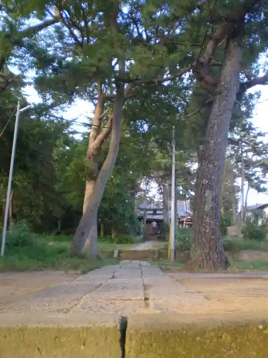 茂侶神社の自然