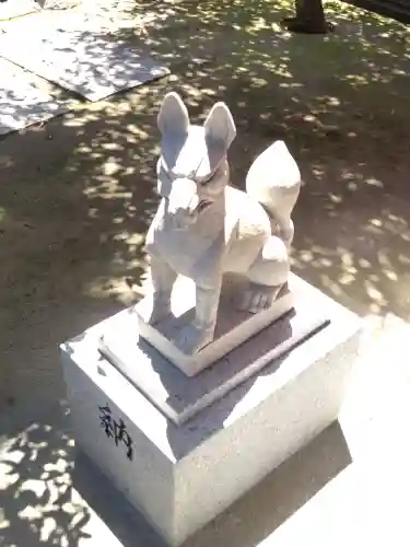 道通神社の狛犬