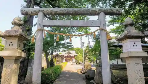 針ヶ谷氷川神社の鳥居