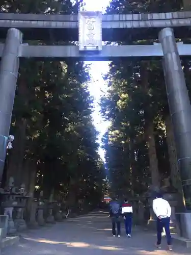 北口本宮冨士浅間神社の鳥居