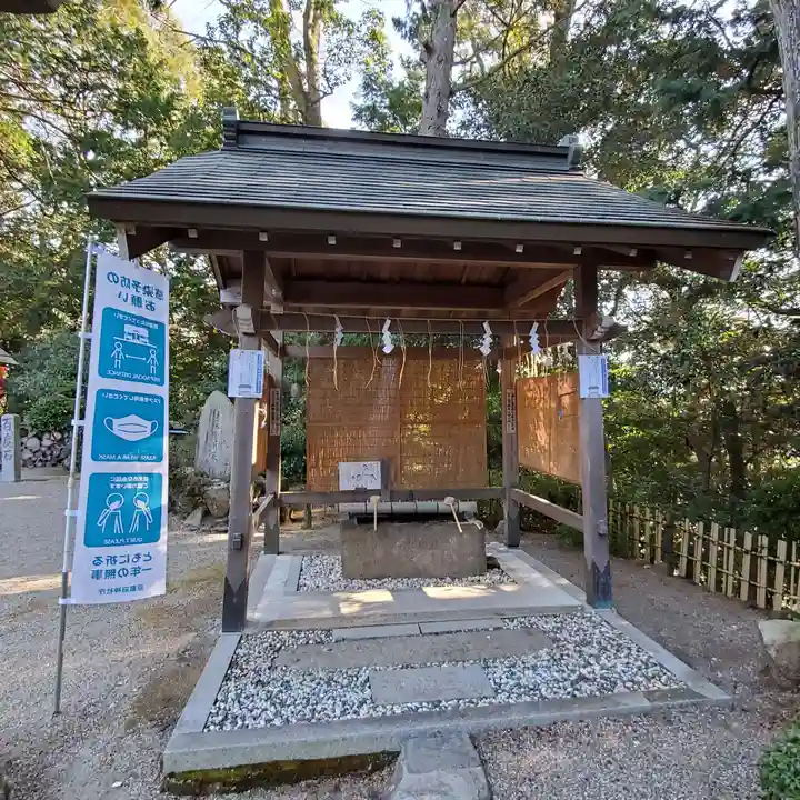 鸕宮神社の手水舎