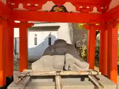 穴八幡宮の手水