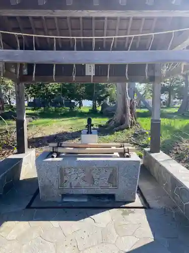 空知神社の手水舎