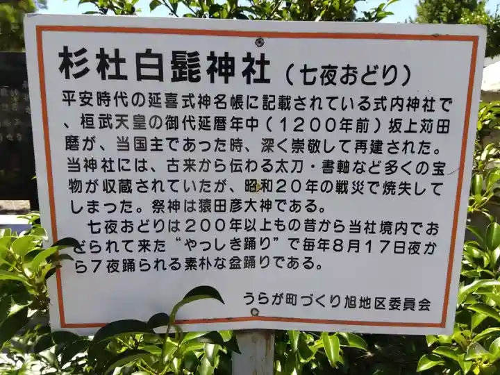 杉杜白髭神社(福井県)