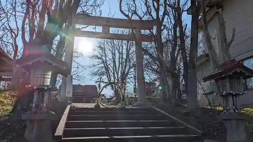 釧路一之宮 厳島神社の鳥居