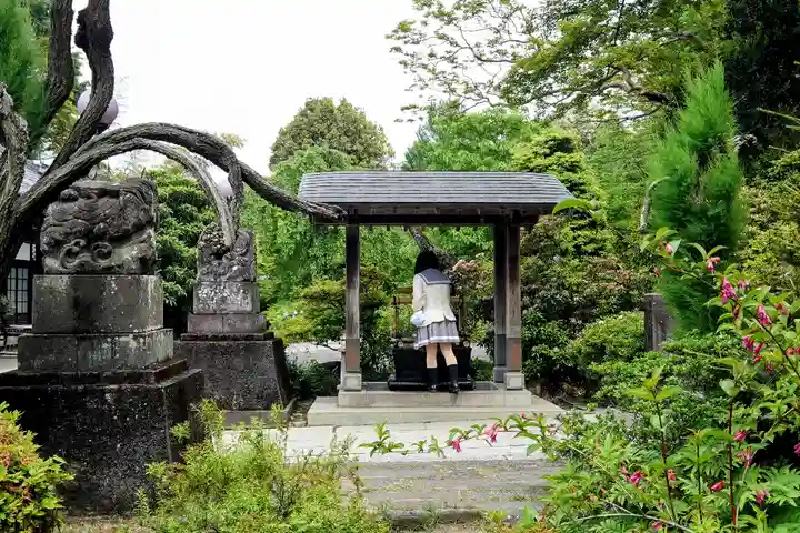 達磨寺の手水舎