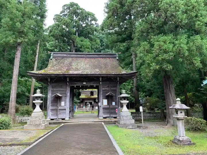 若狭姫神社(若狭彦神社下社)の山門・神門