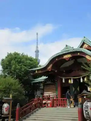 亀戸天神社の本殿・本堂