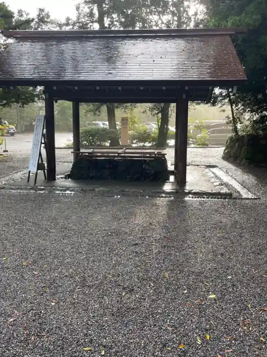 伊勢神宮外宮(豊受大神宮)の手水舎
