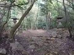 関山神社奥宮の周辺