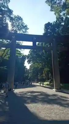 明治神宮の鳥居