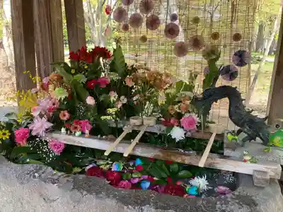 彌彦神社　(伊夜日子神社)の手水舎