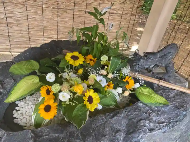 厚別神社の手水舎