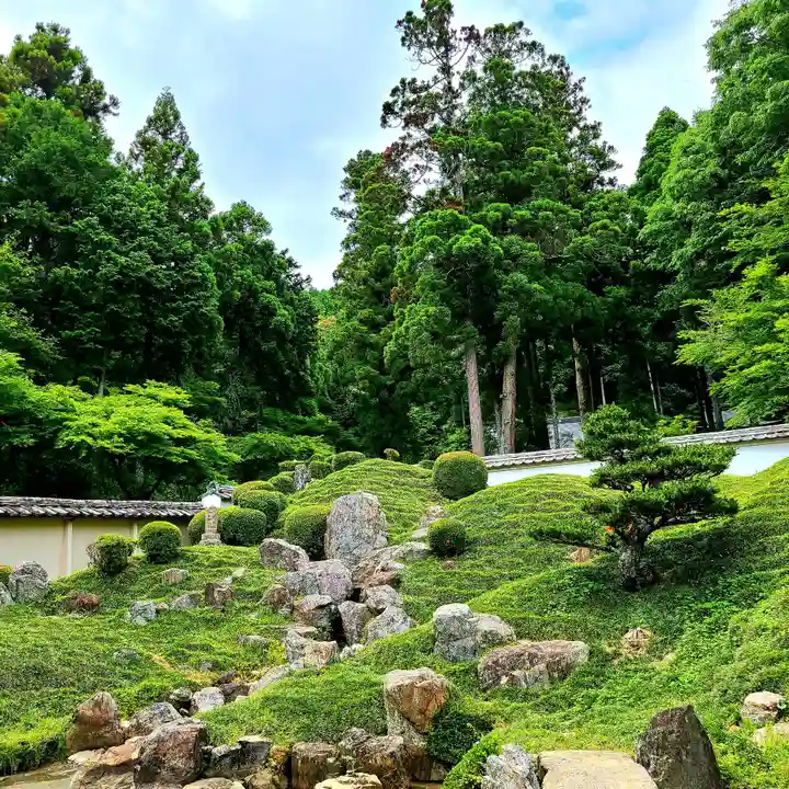 冨賀寺の庭園