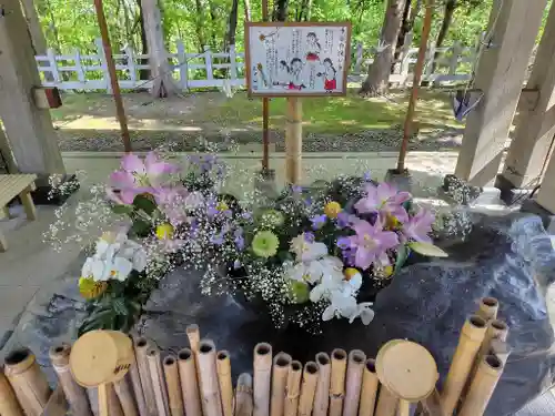 上川神社の手水舎