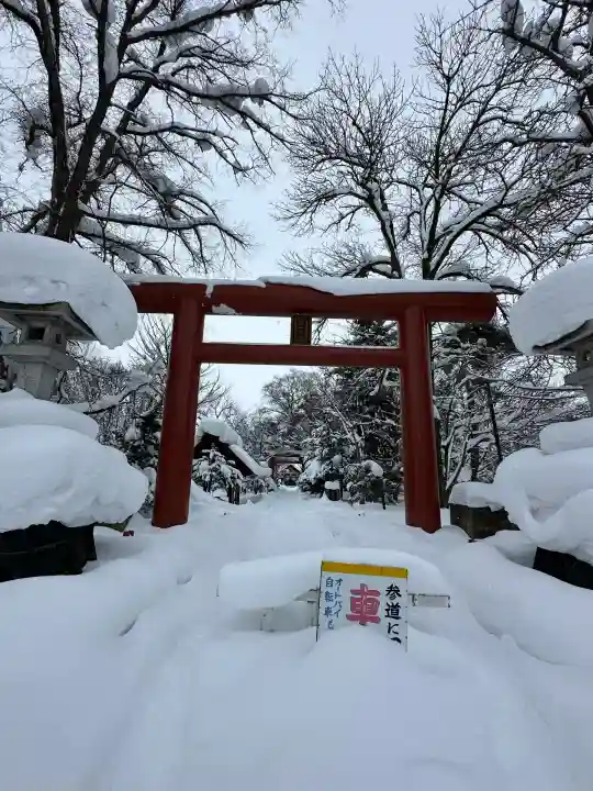 永山神社の鳥居