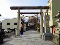 安積國造神社の鳥居