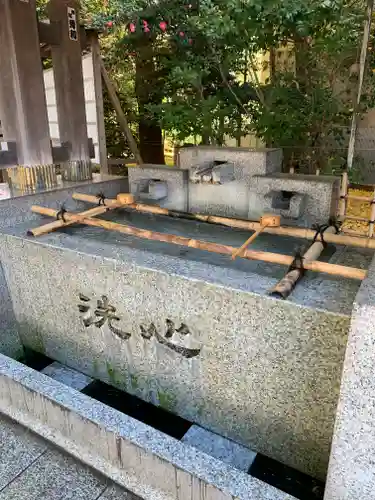 王子神社の手水舎