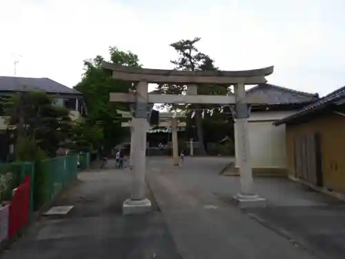 大曽根八幡神社の鳥居