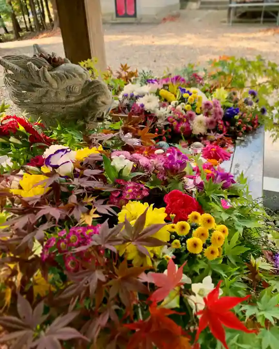 滑川神社 - 仕事と子どもの守り神の手水舎
