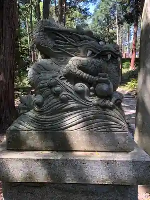 眞名井神社(籠神社奥宮)の狛犬