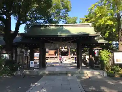 葛飾八幡宮の山門・神門