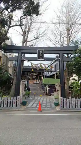 菊名神社の鳥居