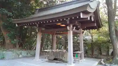 氷上姉子神社(熱田神宮摂社)の手水舎