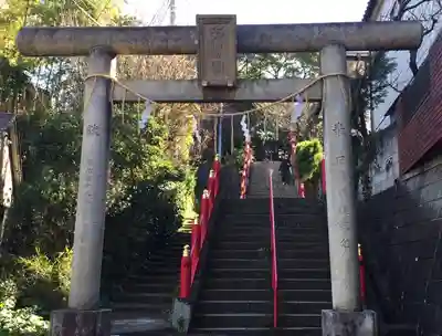 岡村天満宮の鳥居