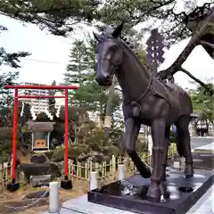 竹駒神社の狛犬