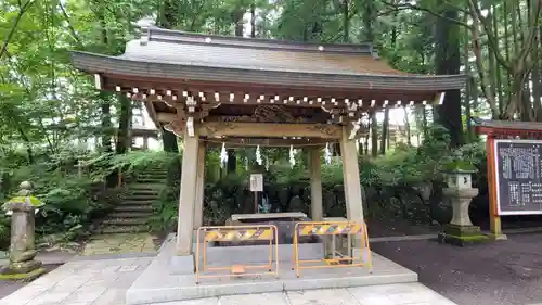 富士山東口本宮 冨士浅間神社の手水