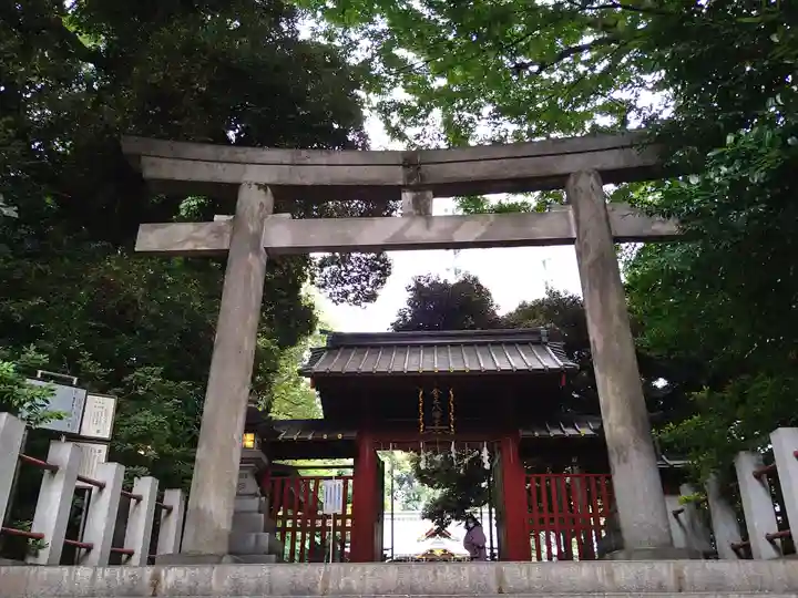 金王八幡宮の鳥居