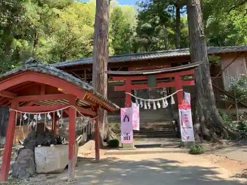 小幡八幡宮の手水