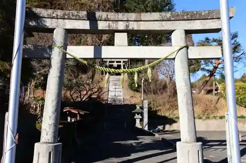 油井神社の鳥居