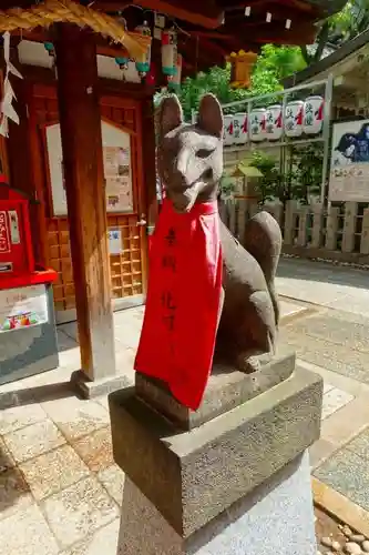 露天神社（お初天神）の狛犬