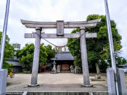 越野神社の鳥居