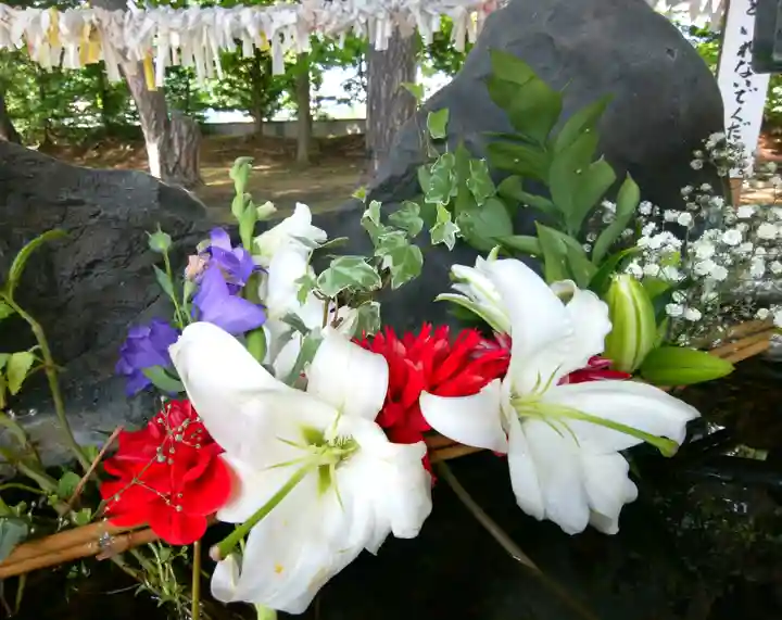 富良野神社の手水舎