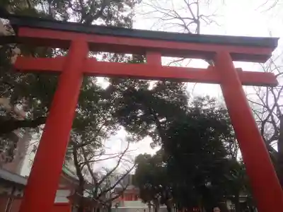 花園神社の鳥居