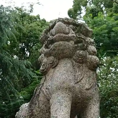 和泉國一之宮　大鳥大社の狛犬