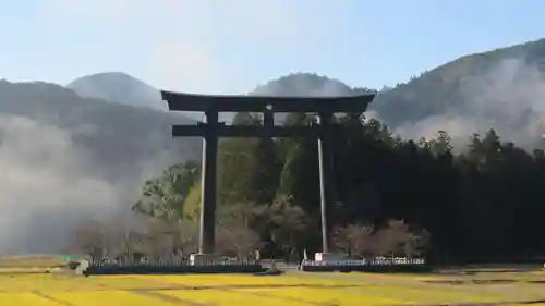 大斎原（熊野本宮大社旧社地）の鳥居