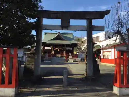 雷電神社の鳥居