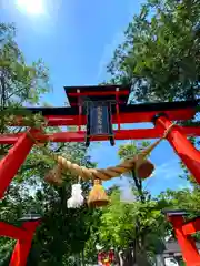 生島足島神社の鳥居