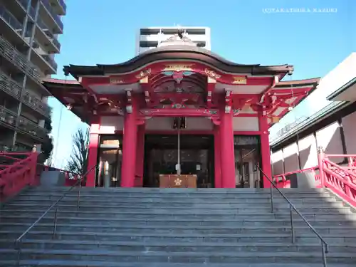 成子天神社の本殿・本堂