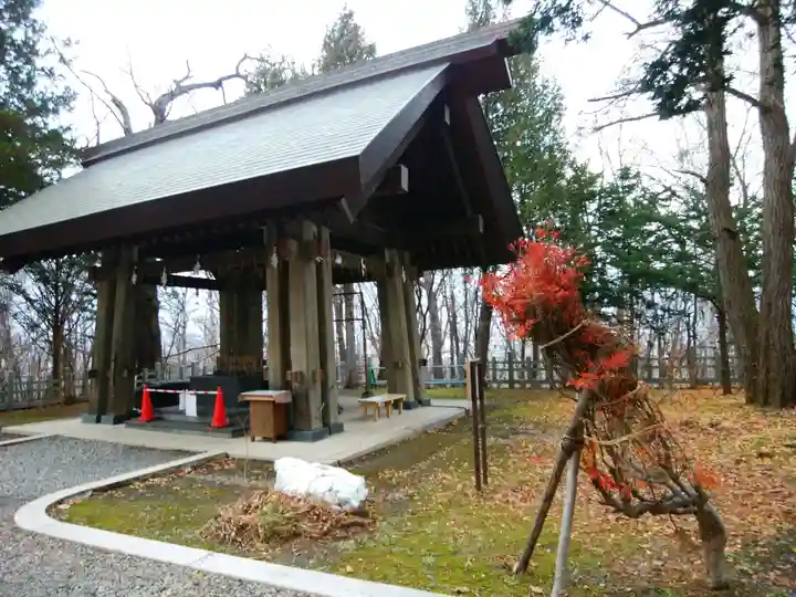 上川神社の手水舎