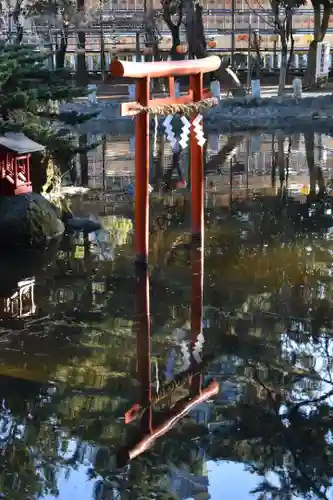 平塚八幡宮の庭園